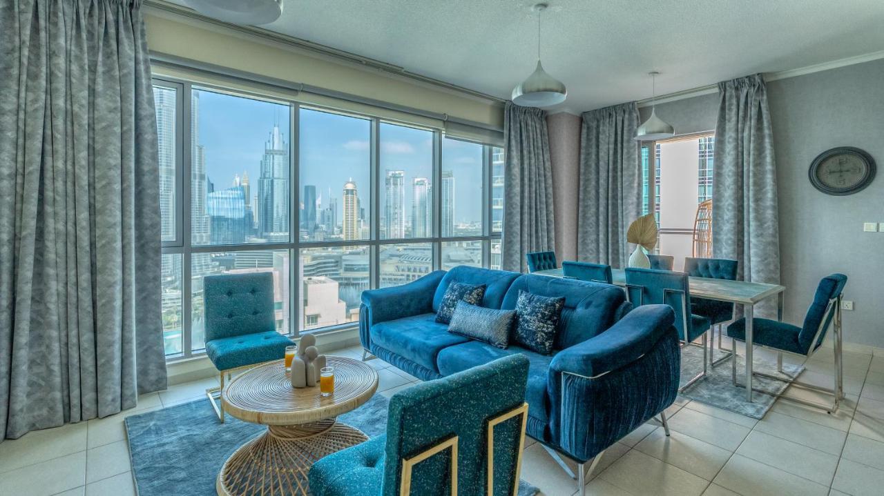 Bellavista - 2Br At The Residences Downtown Boulevard Full Burj Khalifa And Fountain View ดูไบ ภายนอก รูปภาพ